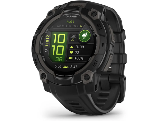 Seikluskell Garmin Instinct 3 45mm AMOLED Must