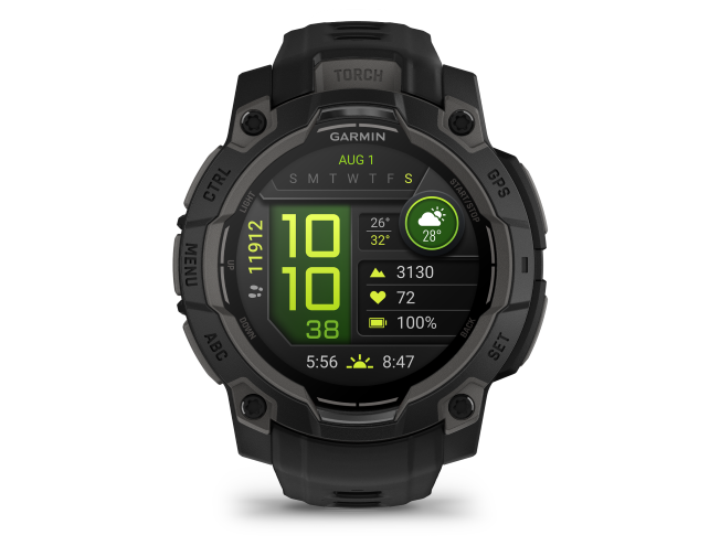 Seikluskell Garmin Instinct 3 45mm AMOLED Must