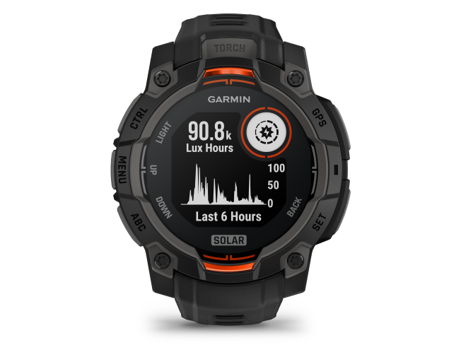 Seikluskell Garmin Instinct 3 45mm Solar Must