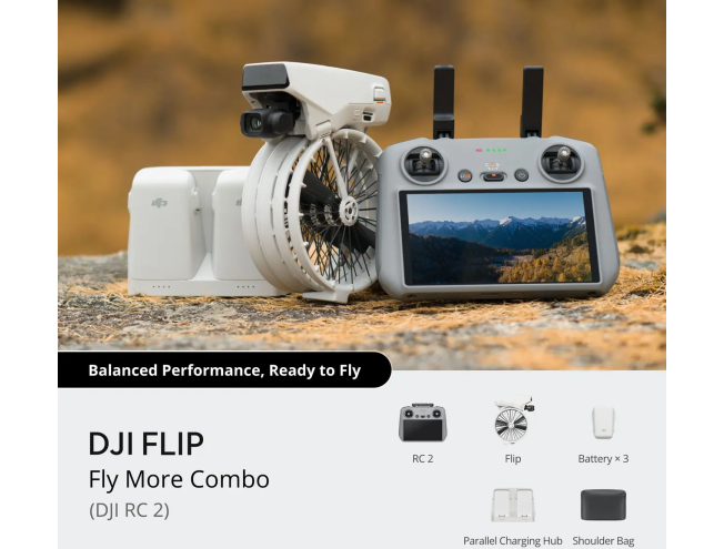 Droon DJI Flip Fly More Combo (DJI RC 2)