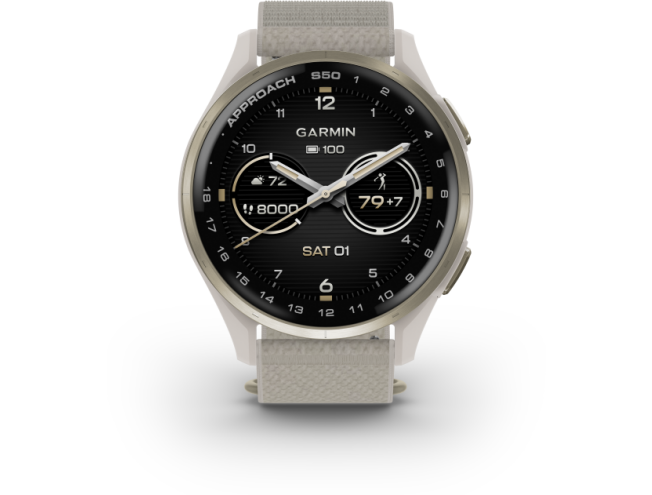 Golfikell Garmin Approach S50 Cream Gold/Ivory