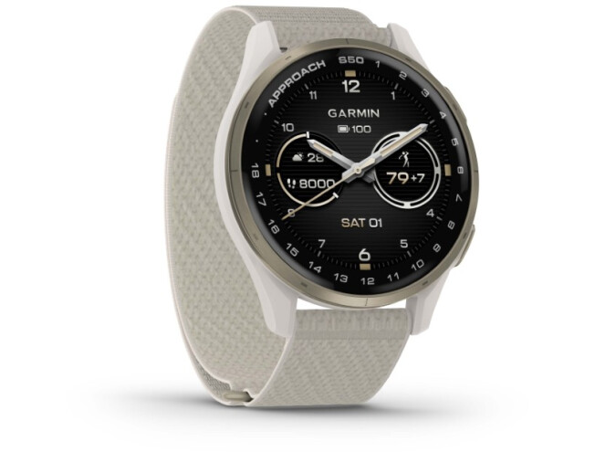 Golfikell Garmin Approach S50 Cream Gold/Ivory