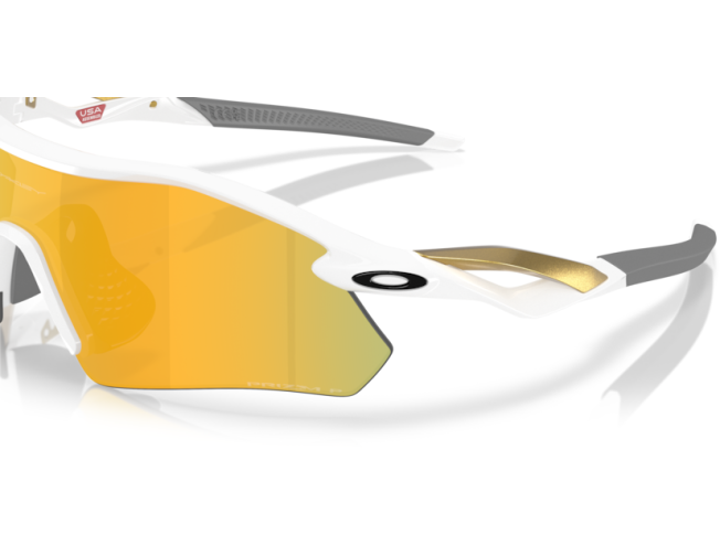 P&auml;ikeseprillid OAKLEY Radar Plate Polished White Prizm 24k Polarized