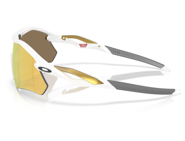 P&auml;ikeseprillid OAKLEY Radar Plate Polished White Prizm 24k Polarized