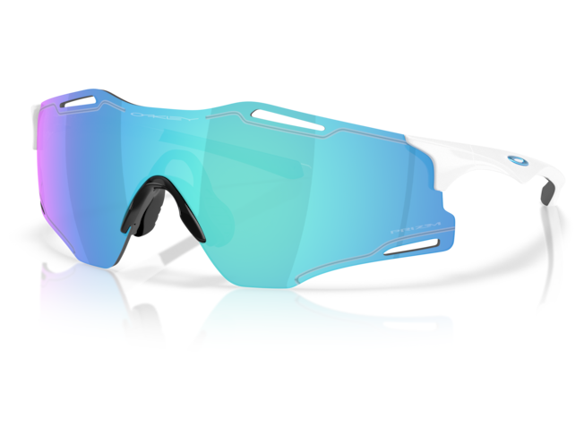 P&auml;ikeseprillid OAKLEY Cybr Zero Polished White Prizm Sapphire