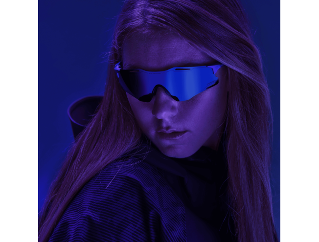 P&auml;ikeseprillid OAKLEY Cybr Zero AURA Collection - Matte Purple/Green Colorshift Prizm Black