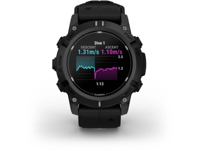 Sukeldumiskell Garmin Descent G2 Black