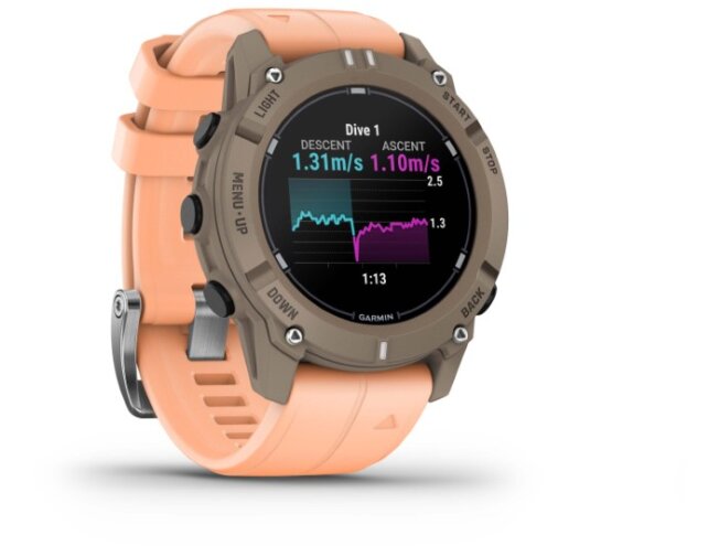 Sukeldumiskell Garmin Descent G2 Paloma Shell Pink