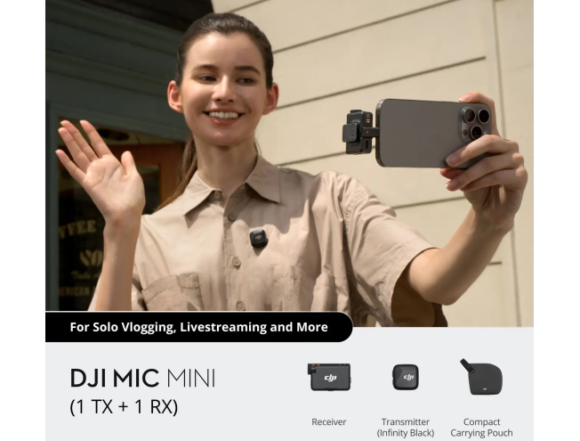 Mikrofon DJI Mic Mini 1TX + 1RX