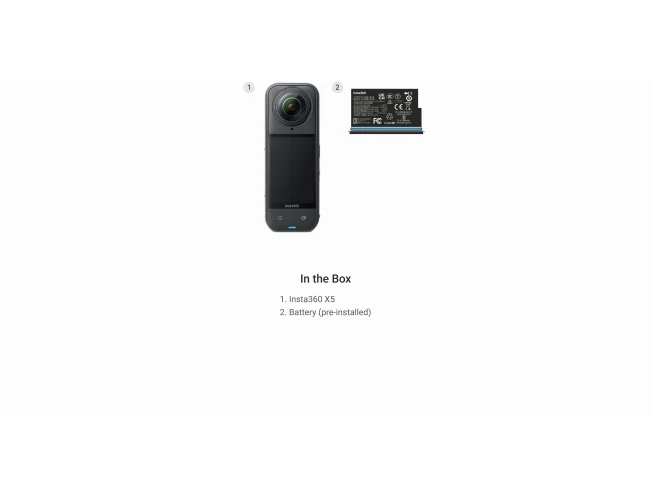 Seikluskaamera Insta360 X5 Standard Bundle