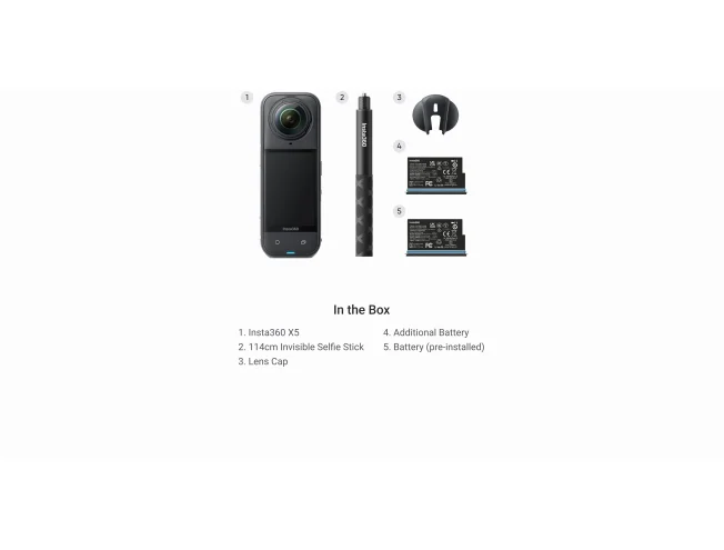 Seikluskaamera Insta360 X5 Starter Bundle
