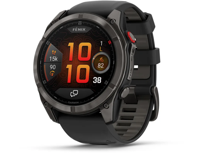 Spordikell Garmin fenix 8 PRO 51mm AMOLED Sapphire, Carbon grey DLC Ti Black