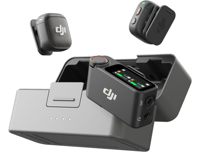 Mikrofon DJI Mic 3 2TX+ 1RX+ Laadimiskarp