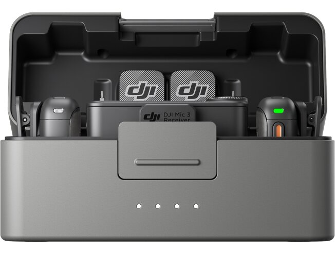 Mikrofon DJI Mic 3 2TX+ 1RX+ Laadimiskarp