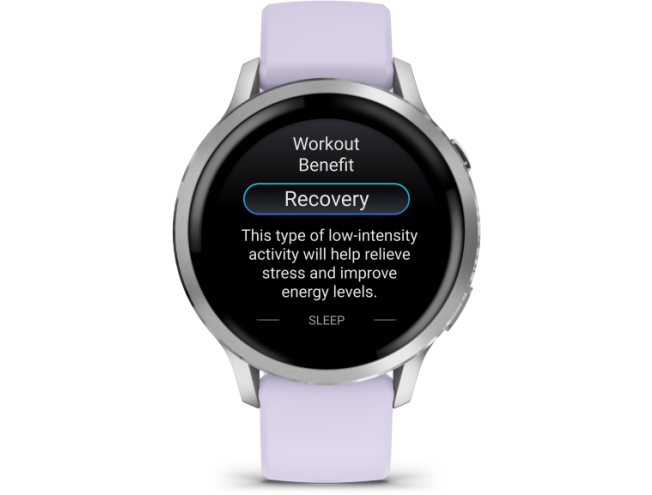 Nutikell Garmin VENU 4 - 41mm Silver/Periwinkle