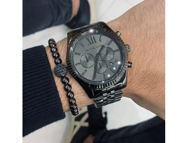 Meeste k&auml;ekell MICHAEL KORS BLACK WATCH (MK8346)