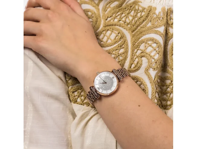 Naiste k&auml;ekell ARMANI GOLDEN WATCH (AR11244)