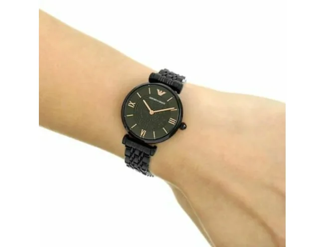 Naiste k&auml;ekell ARMANI BLACK WATCH (AR11245)