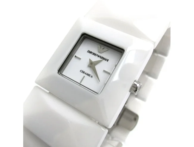Naiste k&auml;ekell ARMANI WHITE WATCH (AR1436)