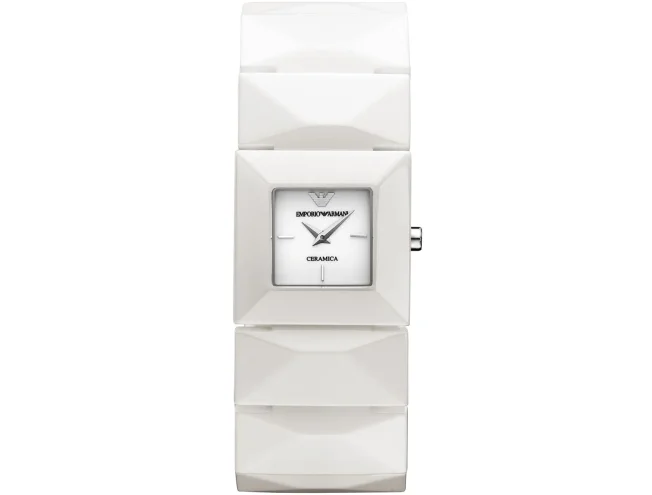 Naiste k&auml;ekell ARMANI WHITE WATCH (AR1436)