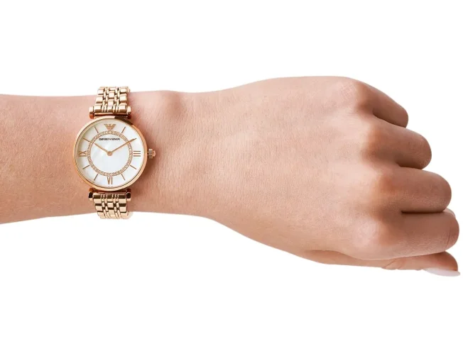 Naiste k&auml;ekell ARMANI ROSE GOLD WATCH (AR1909)