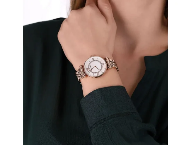 Naiste k&auml;ekell ARMANI ROSE GOLD WATCH (AR1909)