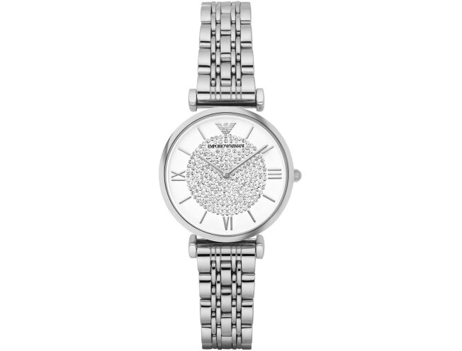 Naiste k&auml;ekell ARMANI SILVER WATCH (AR1925)
