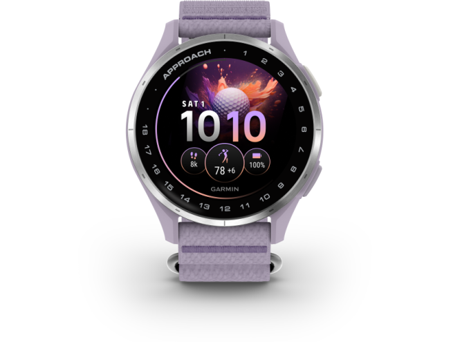 Golfikell Garmin Approach J1 Silver/Lilac