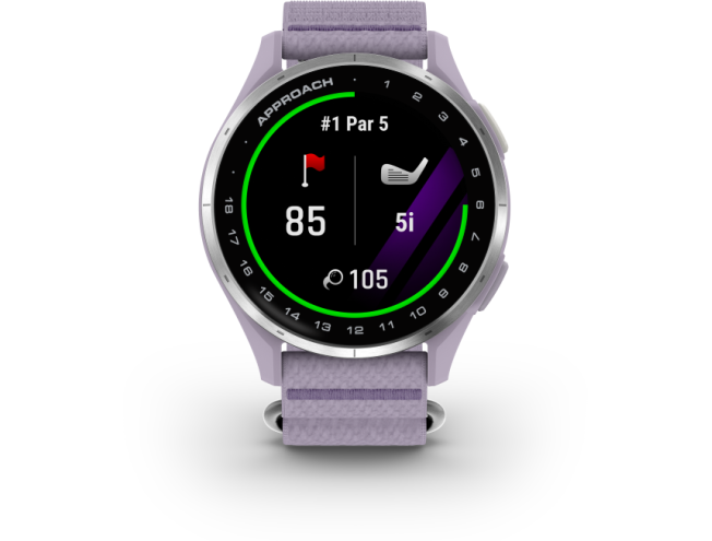 Golfikell Garmin Approach J1 Silver/Lilac