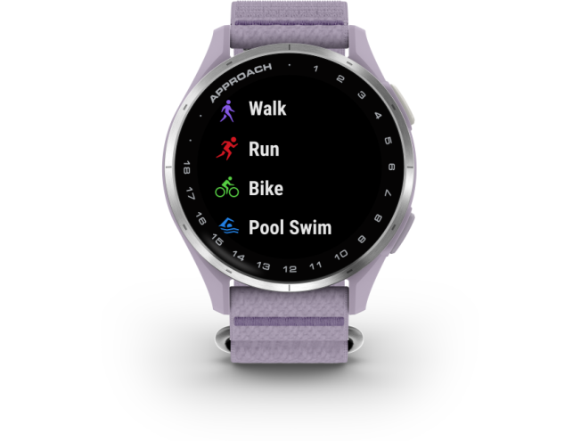 Golfikell Garmin Approach J1 Silver/Lilac