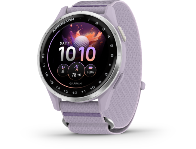 Golfikell Garmin Approach J1 Silver/Lilac