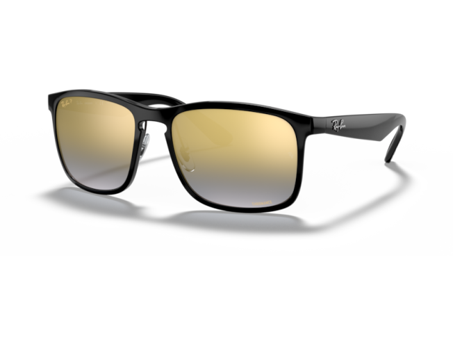 P&auml;ikeseprillid Ray-Ban 0RB4264 Black Blue & Gold Polarised+
