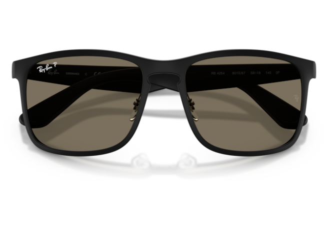P&auml;ikeseprillid Ray-Ban 0RB4264 Matte Black Grey Polarised+