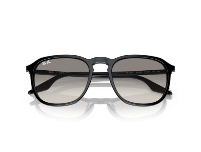 P&auml;ikeseprillid Ray-Ban 0RB2203 Black Light Grey M