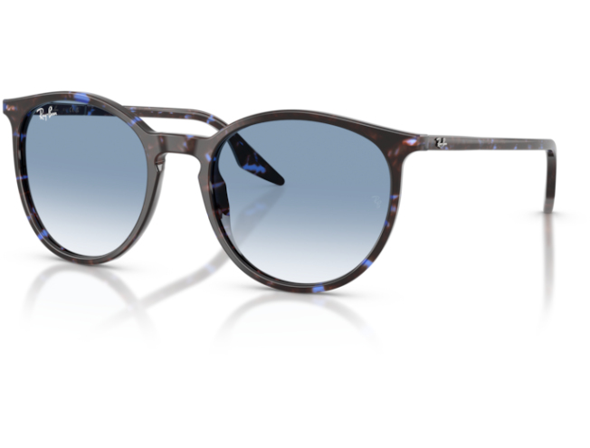P&auml;ikeseprillid Ray-Ban 0RB2204 Havana Blue Tortoiseshell Clear Gradient Blue L