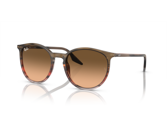 P&auml;ikeseprillid Ray-Ban 0RB2204 Striped Brown & Red Pink/Black L