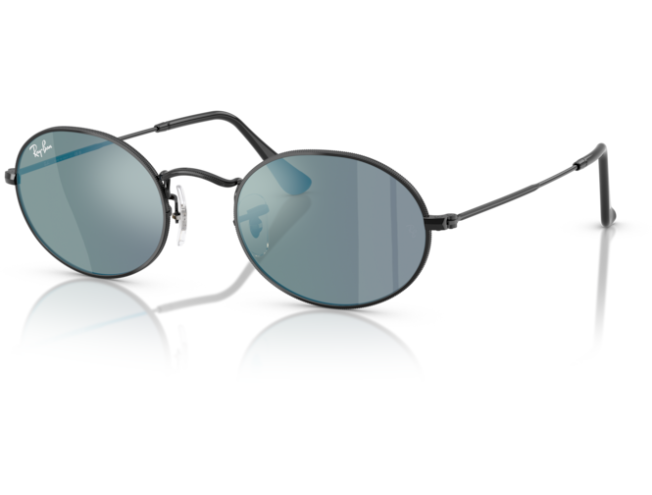 P&auml;ikeseprillid Ray-Ban Oval Black Blue