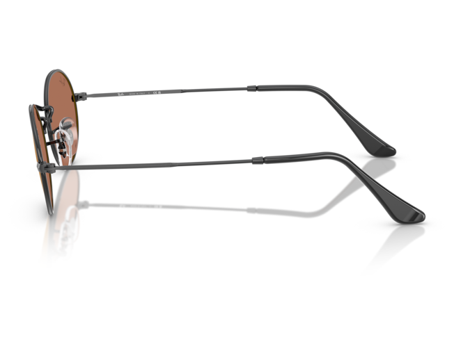 P&auml;ikeseprillid Ray-Ban Oval Black Brown Mirror Gold