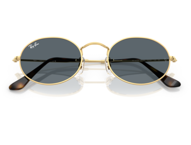P&auml;ikeseprillid Ray-Ban Oval Arista Gold Blue