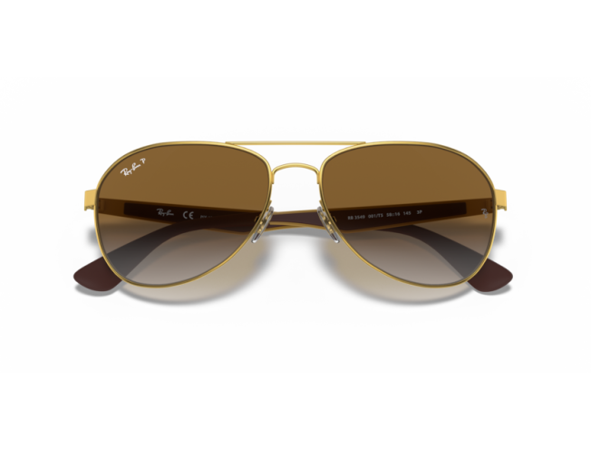 P&auml;ikeseprillid Ray-Ban 0RB3549 Arista Gold Brown Polarized L