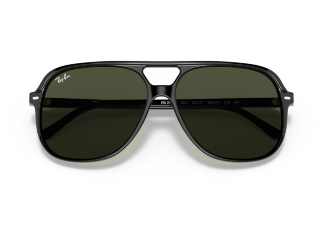 P&auml;ikeseprillid Ray-Ban Bill Black G-15 Green Polarised M
