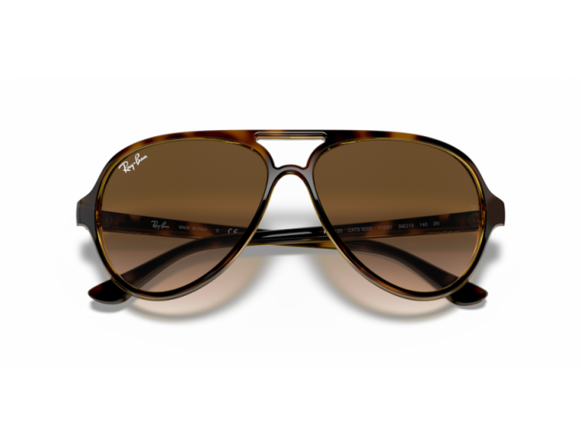 P&auml;ikeseprillid Ray-Ban Cats 5000 Light Havana Light Brown Gradient