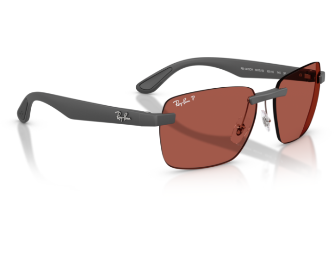 P&auml;ikeseprillid Ray-Ban 0RB4470CH Sand Grey Polarised Red L