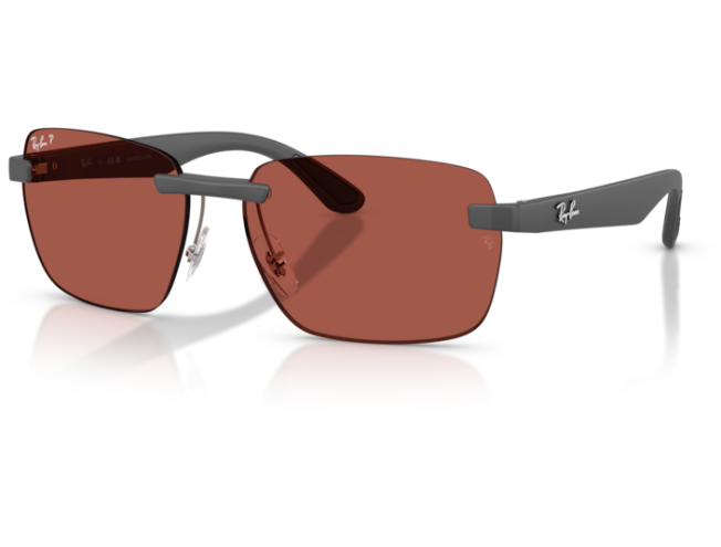 P&auml;ikeseprillid Ray-Ban 0RB4470CH Sand Grey Polarised Red L