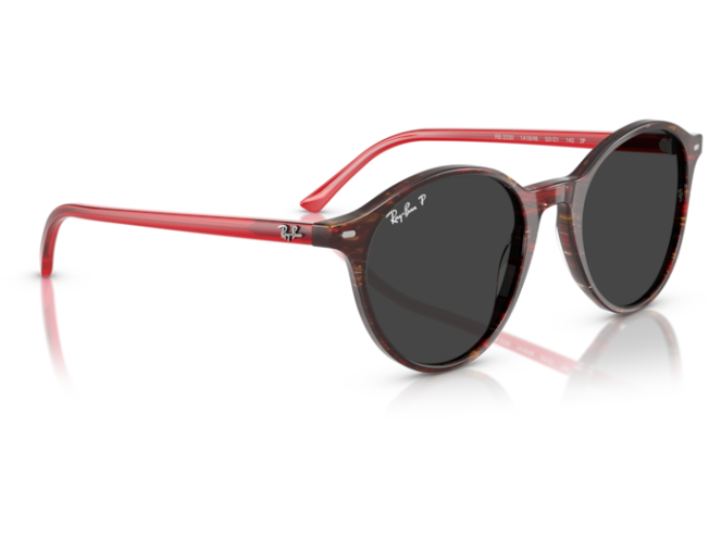P&auml;ikeseprillid Ray-Ban Bernard Transparent Shade Fantasy Red Polarized Black M