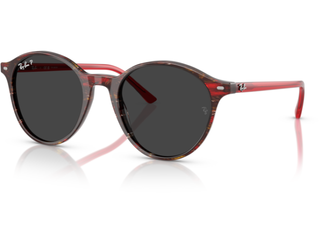 P&auml;ikeseprillid Ray-Ban Bernard Transparent Shade Fantasy Red Polarized Black M