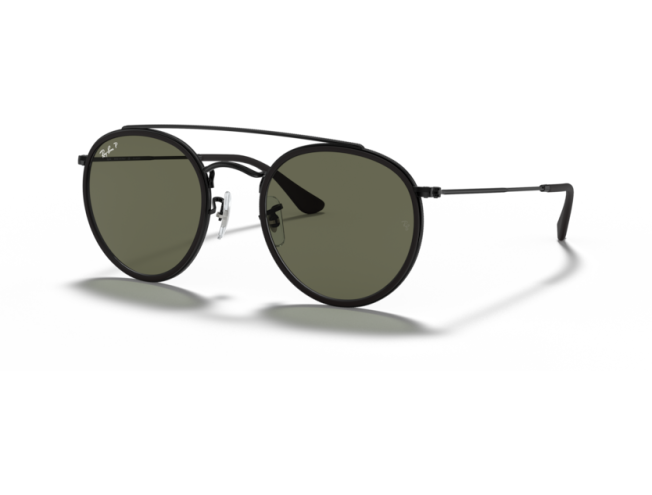 P&auml;ikeseprillid Ray-Ban 0RB3647N Black G-15 Green Polarised