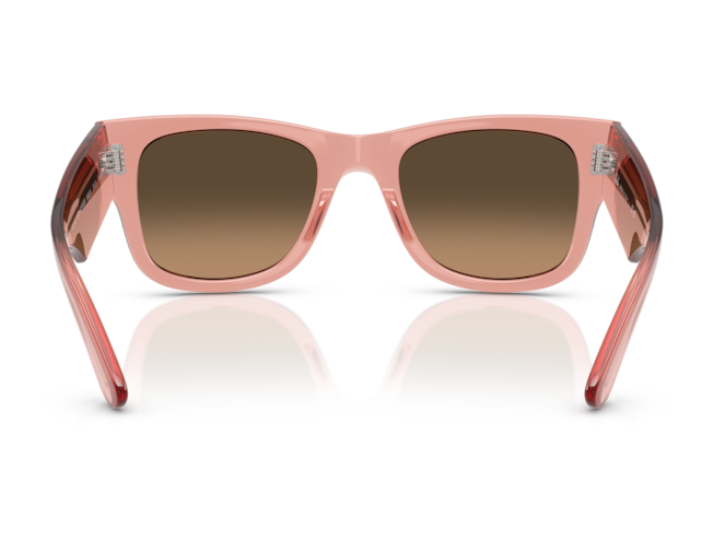 P&auml;ikeseprillid Ray-Ban Mega Wayfarer Transparent Pink Light Brown Gradient Black