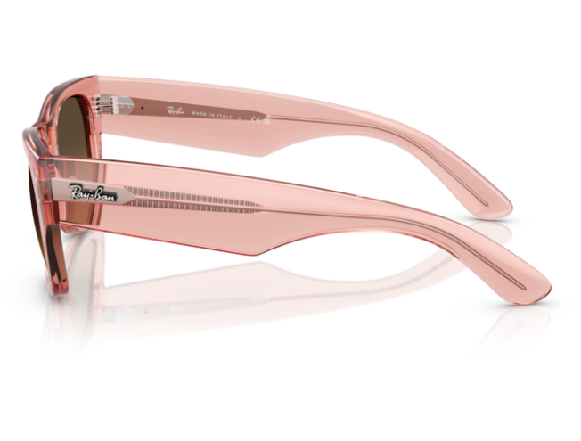 P&auml;ikeseprillid Ray-Ban Mega Wayfarer Transparent Pink Light Brown Gradient Black