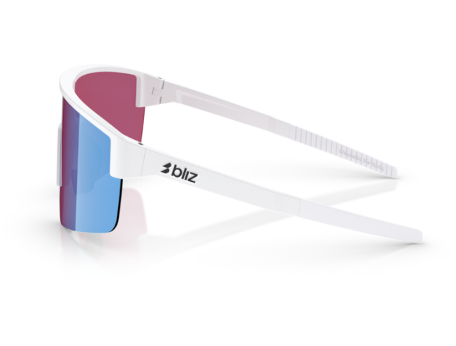 P&auml;ikeseprillid Bliz P004 Matte White Rose Violet Blue Mirror